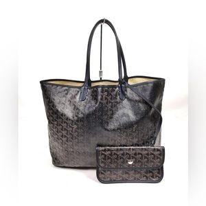 Goyard Saint Louis PM tote black with pochette